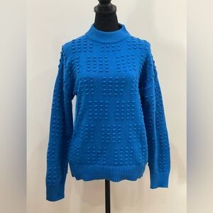 New Lego M Blue Texturized Sweater with Stretch